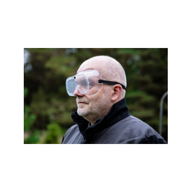 Apsauginiai akiniai balti klasė B 1