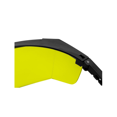 Apsauginiai akiniai, geltoni lęšiai, reguliuojami užrašai 7