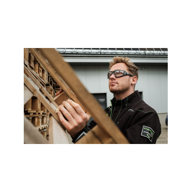 Apsauginiai akiniai su putplasčio įdėklu, balti lęšiai, atsparumo klasė FT 2 Apsauginiai akiniai su putplasčio įdėklu, balti lęšiai, atsparumo klasė FT 2