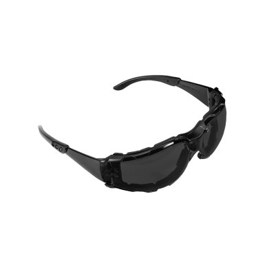 Apsauginiai akiniai su putplasčio įdėklu, tamsinti lęšiai, atsparumo klasė FT 5 Apsauginiai akiniai su putplasčio įdėklu, tamsinti lęšiai, atsparumo klasė FT 5