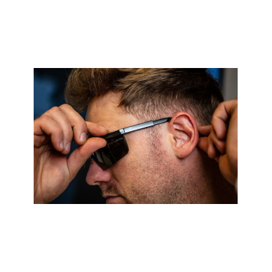 Apsauginiai akiniai, tamsūs lęšiai, reguliuojami užrašai 2 Apsauginiai akiniai, tamsūs lęšiai, reguliuojami užrašai 2