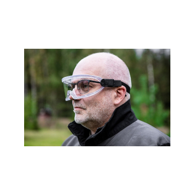 Apsauginiai akiniai, white, anti-fog, atsparumo klasė B 2