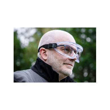 Apsauginiai akiniai, white, anti-fog, atsparumo klasė B 3