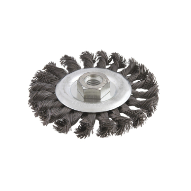 Apvalus vielinis šepetėlis 115mm. Apvalus vielinis šepetėlis 115mm.