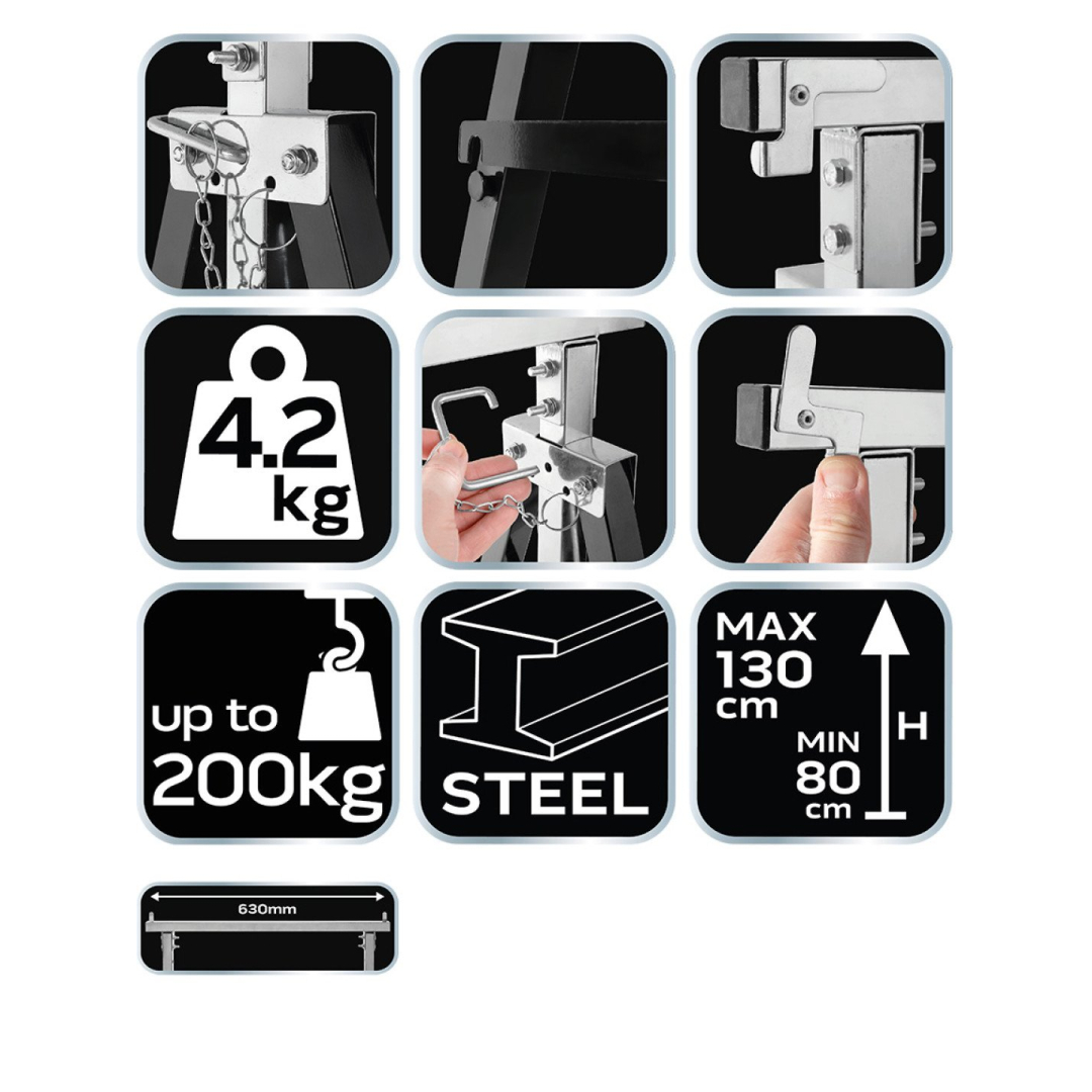 Ašinis stovas 200 kg 8 Ašinis stovas 200 kg 8