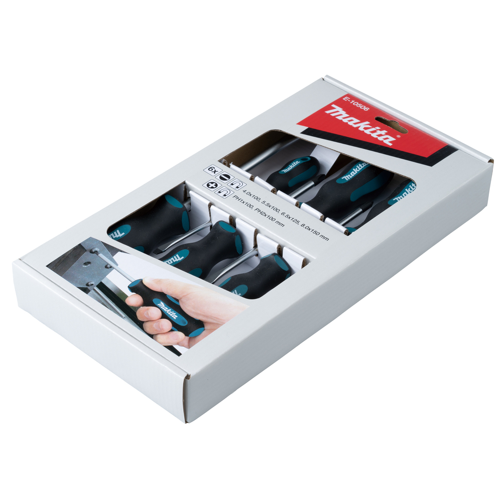 Atsuktuvų rinkinys Makita E-10506, 6 vnt. 2