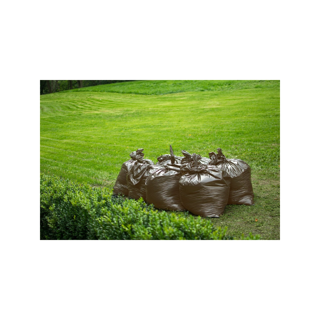 Atliekų maišai 60 L, rudi, 35 mic, 10 vnt. 2