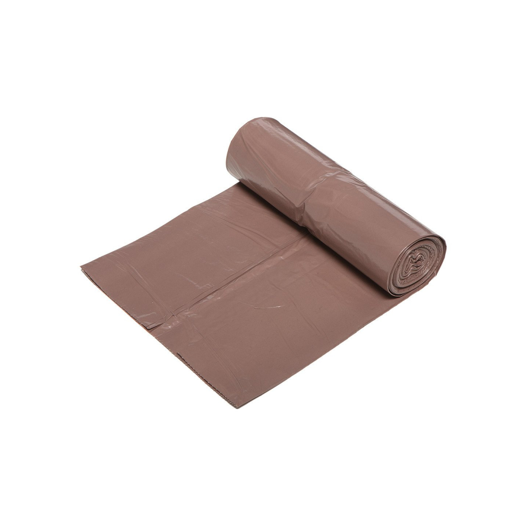 Atliekų maišeliai 120 L, rudi, 35 mic, 10 vnt. 6