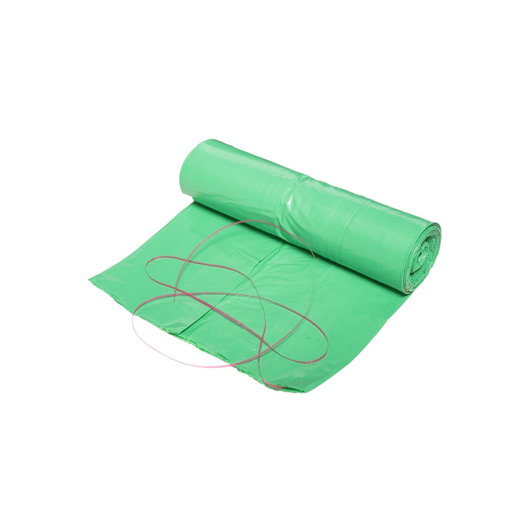 Atliekų maišeliai 120 L, žalia su juostele, 40 mic, 10 vnt. 8