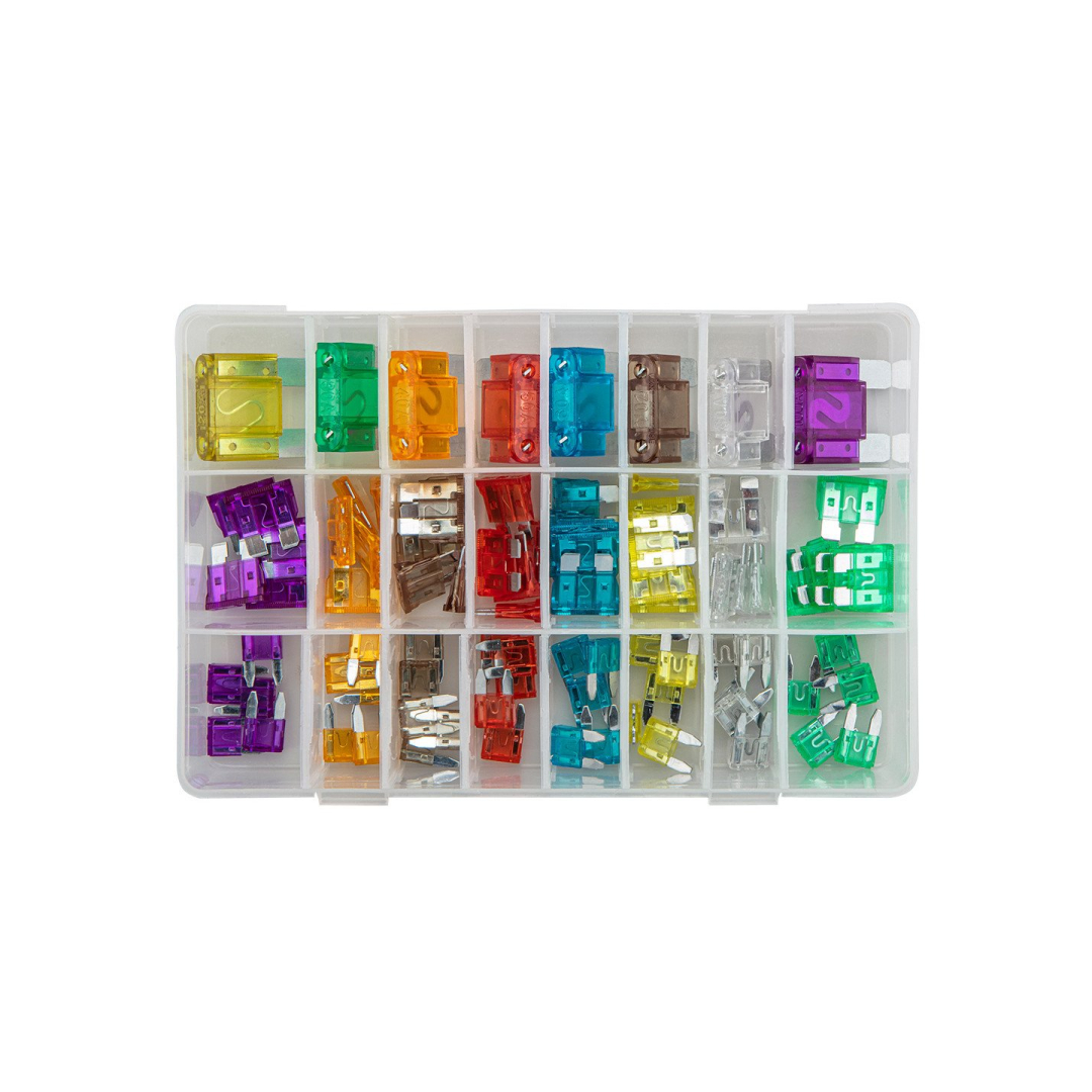 Atomobiliai saugikliai set 88 vnt Atomobiliai saugikliai set 88 vnt