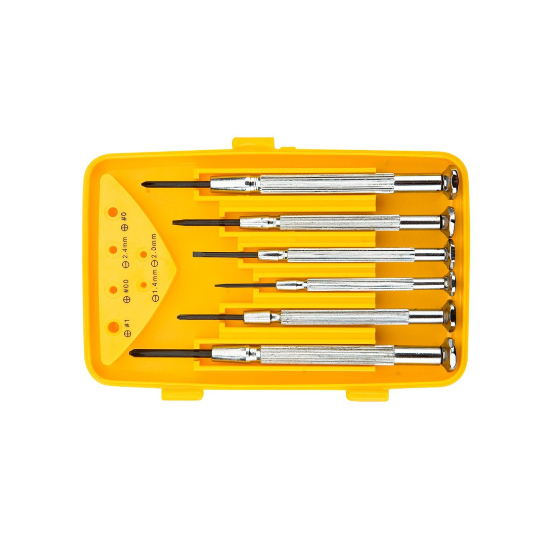 Atsuktuvai tiksliems darbams, komplekte 6 vnt.