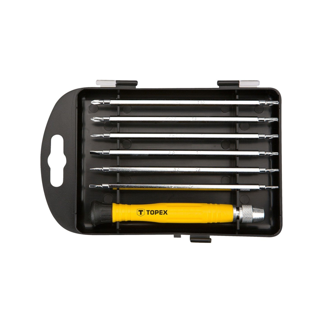 Atsuktuvai tiksliems darbams, komplekte 7 vnt.