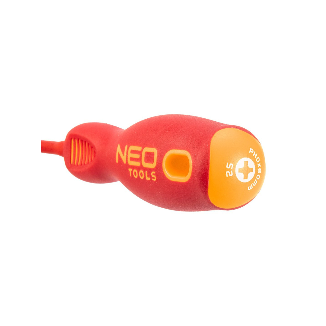 Atsuktuvas kryžminis Ph0 x 60 mm.,1000V, Neo 4