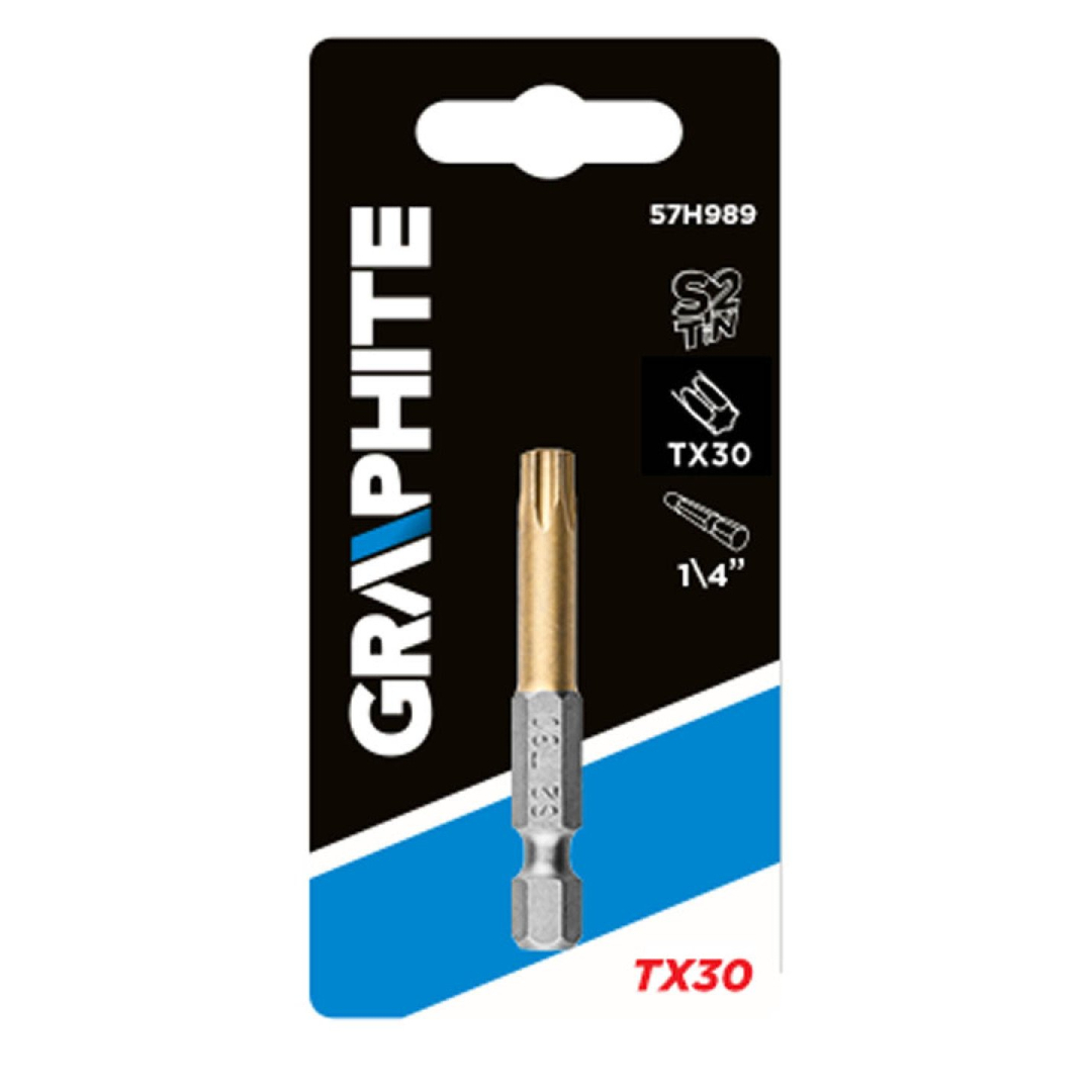 Atsuktuvas kryžminis TX30, 50mm, 1/4" 1 Atsuktuvas kryžminis TX30, 50mm, 1/4" 1