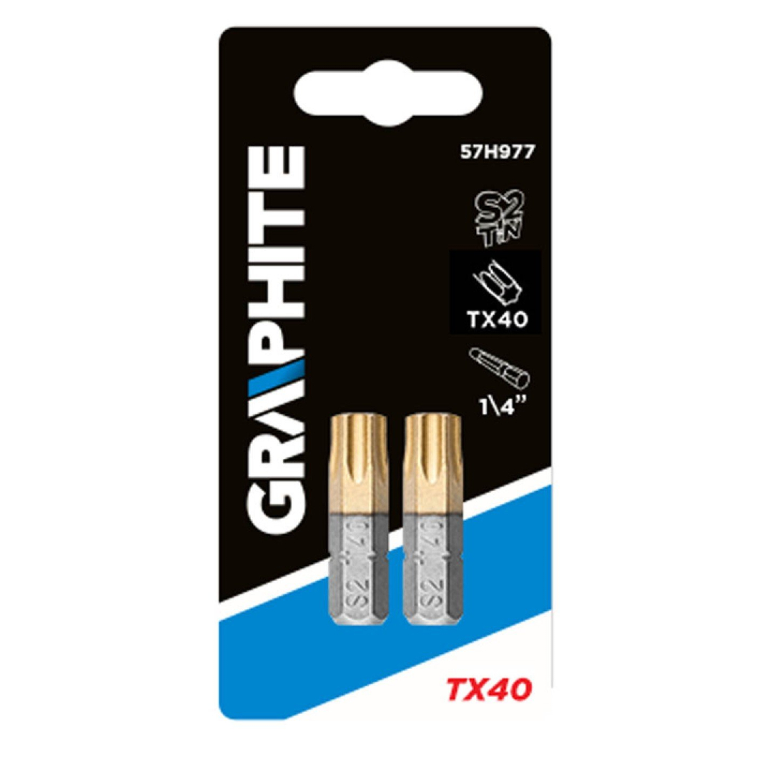 Atsuktuvas kryžminis TX40, 25mm, 1/4", 2vnt. 1