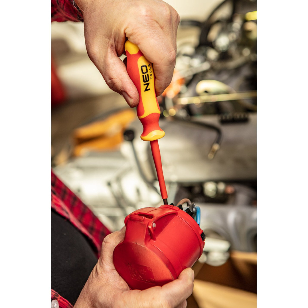 Atsuktuvas plokščias VDE 0.6 3 100, S2 plienas 1 Atsuktuvas plokščias VDE 0.6 3 100, S2 plienas 1