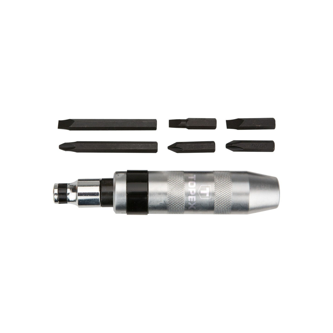 Atsuktuvas smūginis + 4 antgaliai 1 Atsuktuvas smūginis + 4 antgaliai 1