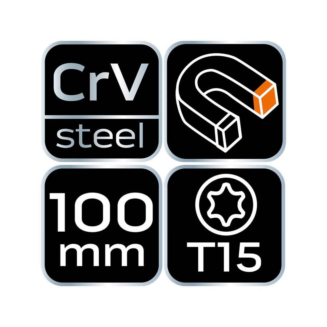 Atsuktuvas Torx T15x100mm 7 Atsuktuvas Torx T15x100mm 7