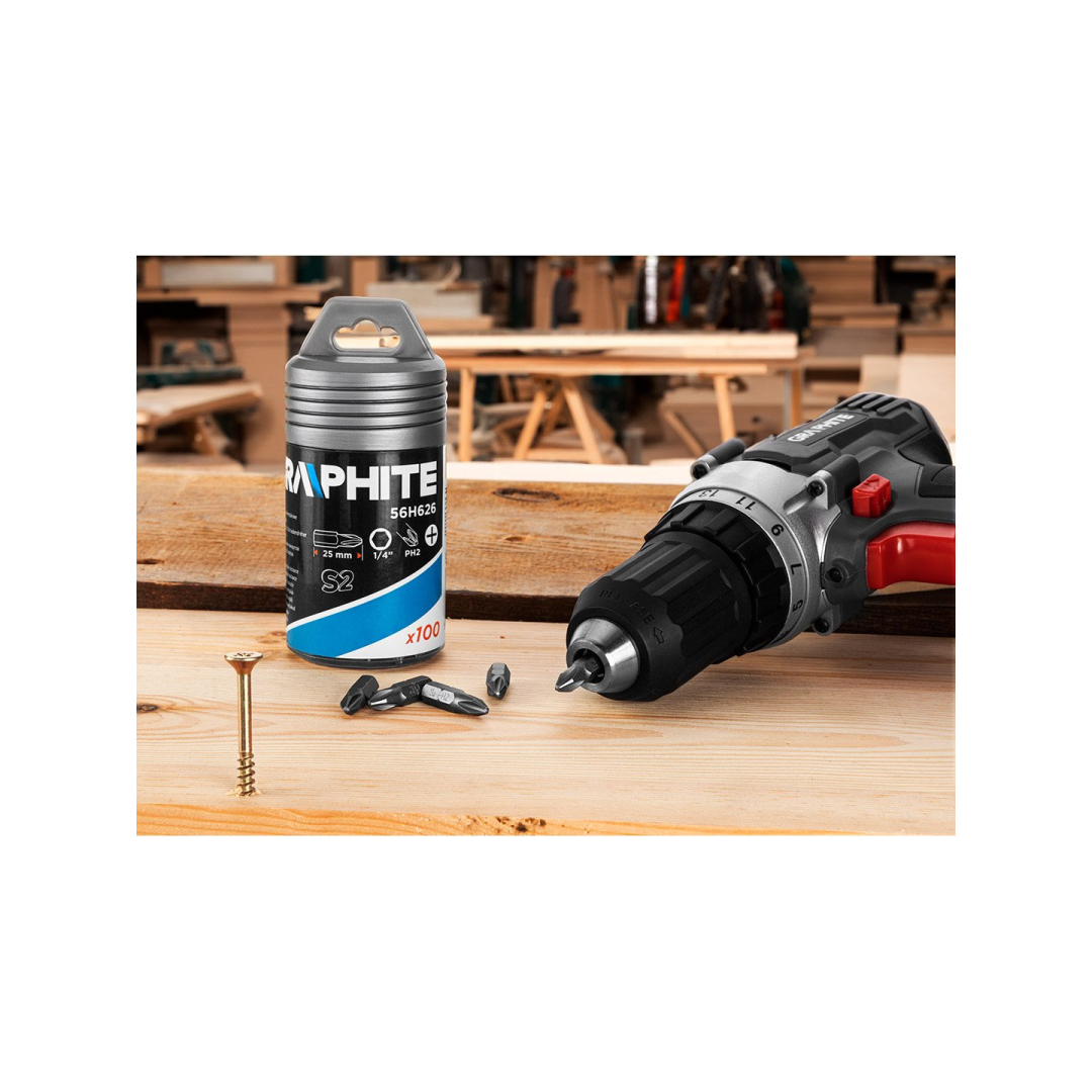 Atsuktuvo antgaliai PH2 x 25 mm, 100 vnt. 3