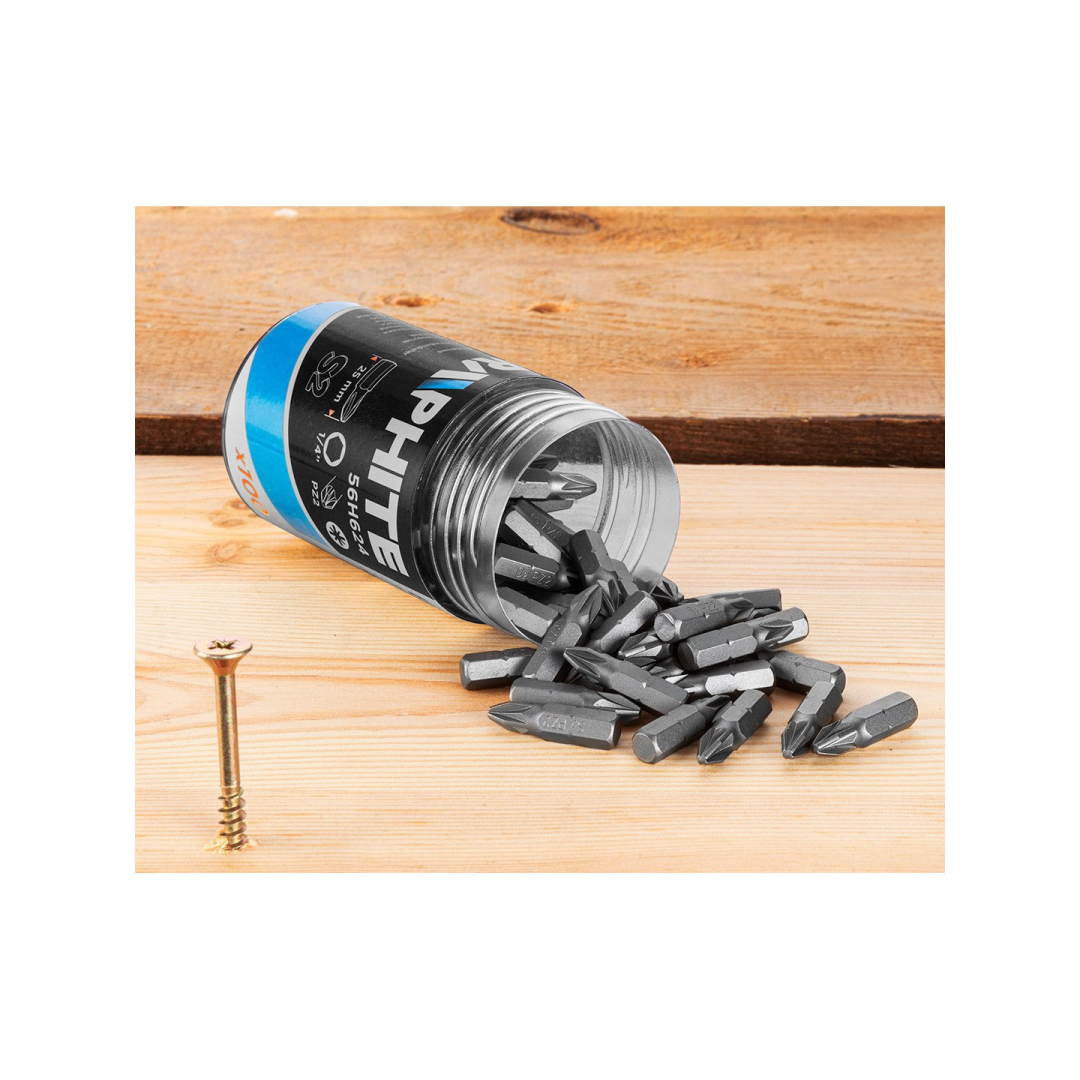 Atsuktuvo antgaliai PZ2 x 25 mm, 100 vnt. 1 Atsuktuvo antgaliai PZ2 x 25 mm, 100 vnt. 1