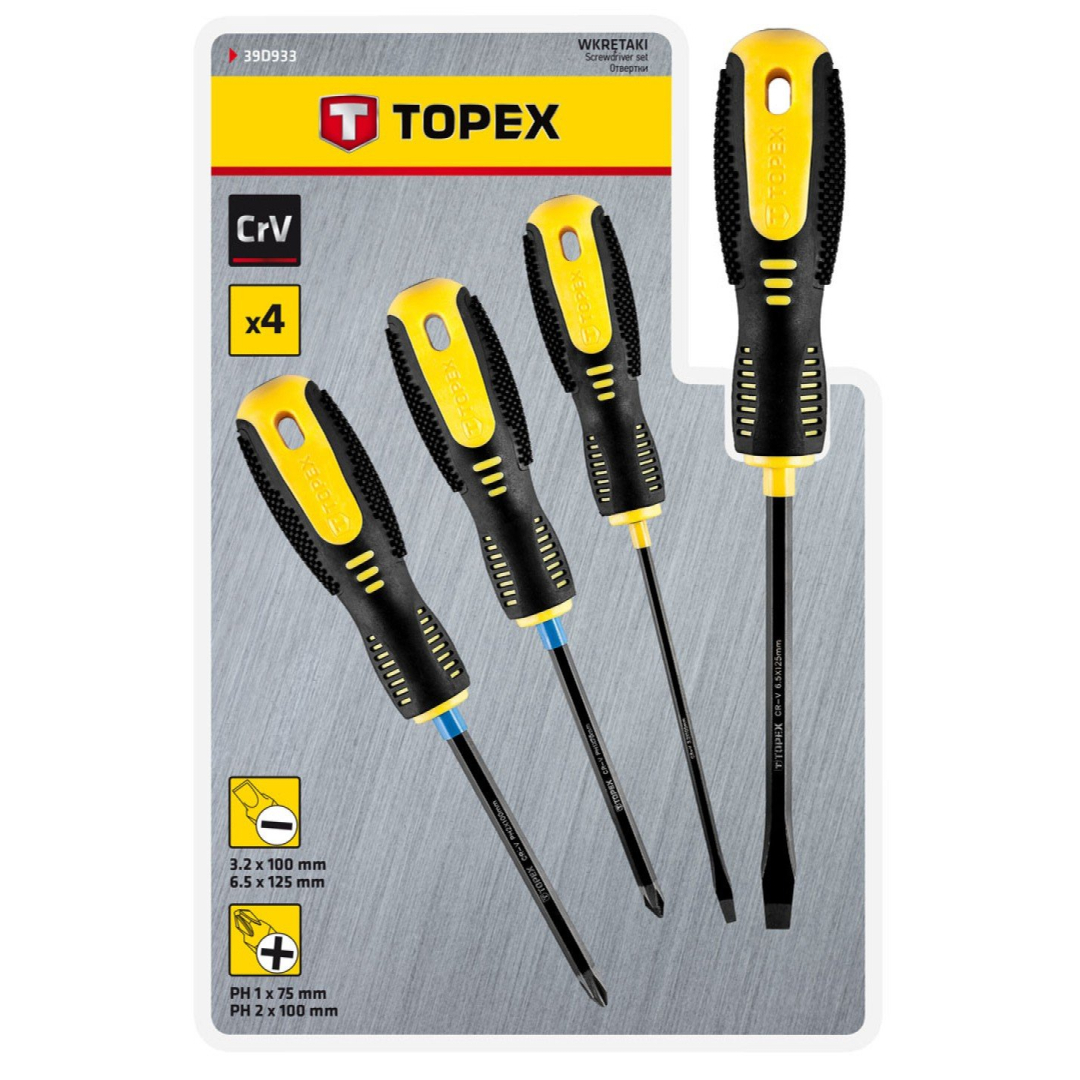 Atsuktuvų komplektas, 4 vnt. 1 Atsuktuvų komplektas, 4 vnt. 1