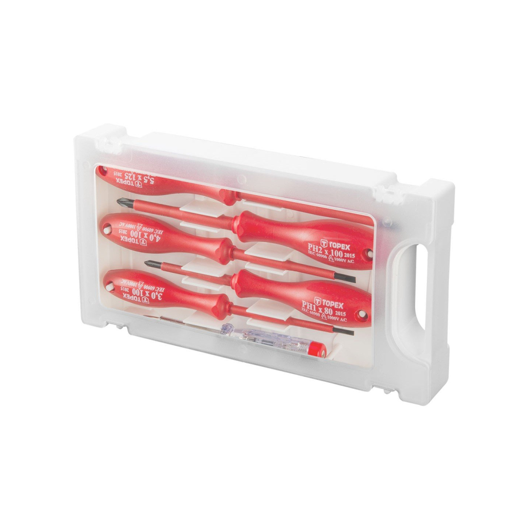 Atsuktuvų komplektas 5+1vnt. 1000W 1 Atsuktuvų komplektas 5+1vnt. 1000W 1