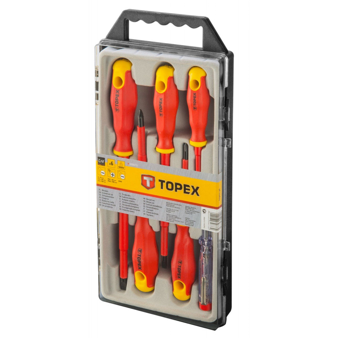 Atsuktuvų rinkinys 6vnt. 1000V 1 Atsuktuvų rinkinys 6vnt. 1000V 1