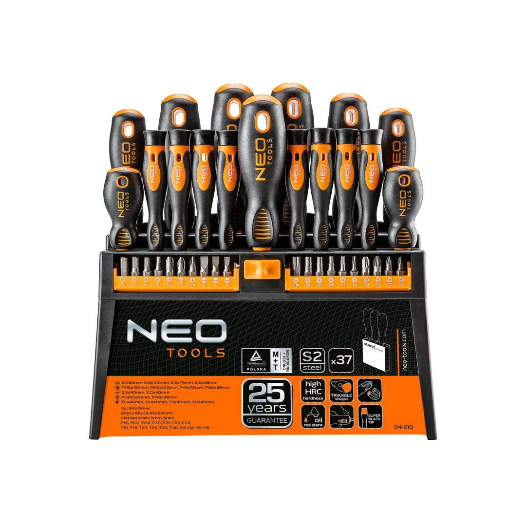 Atsuktuvu rinkinys su antgaliukais 37 vnt.