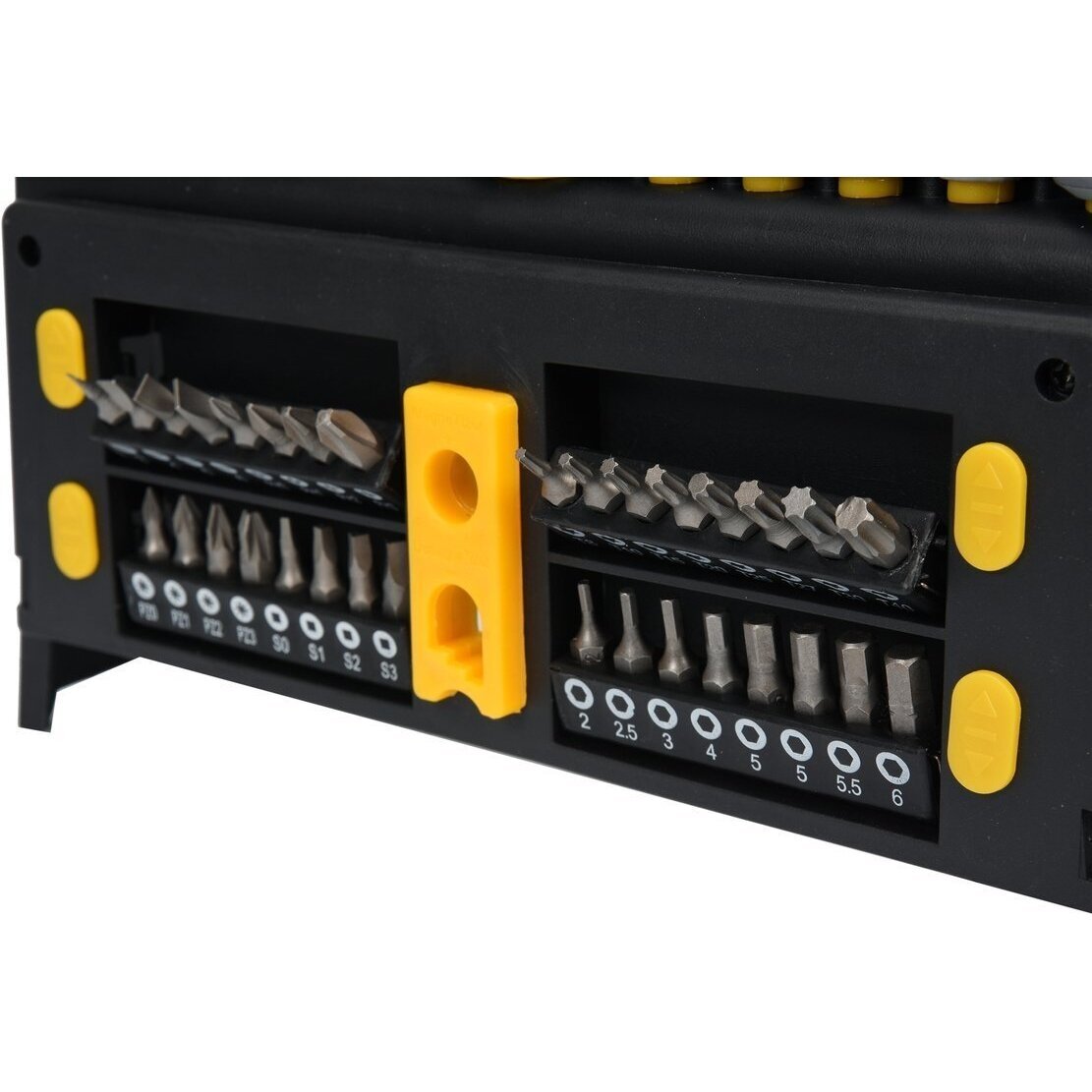 Atsuktuvų ir antgalių rinkinys | su stovu | 50 vnt. (60780) 1