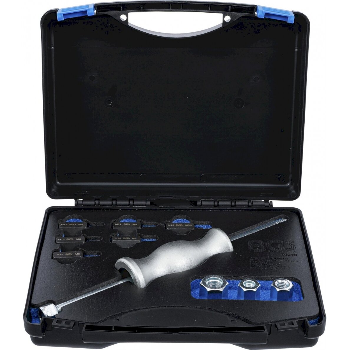 Atbulinio plaktuko rinkinys | su srieginiais adapteriais | 12 vnt (70325)