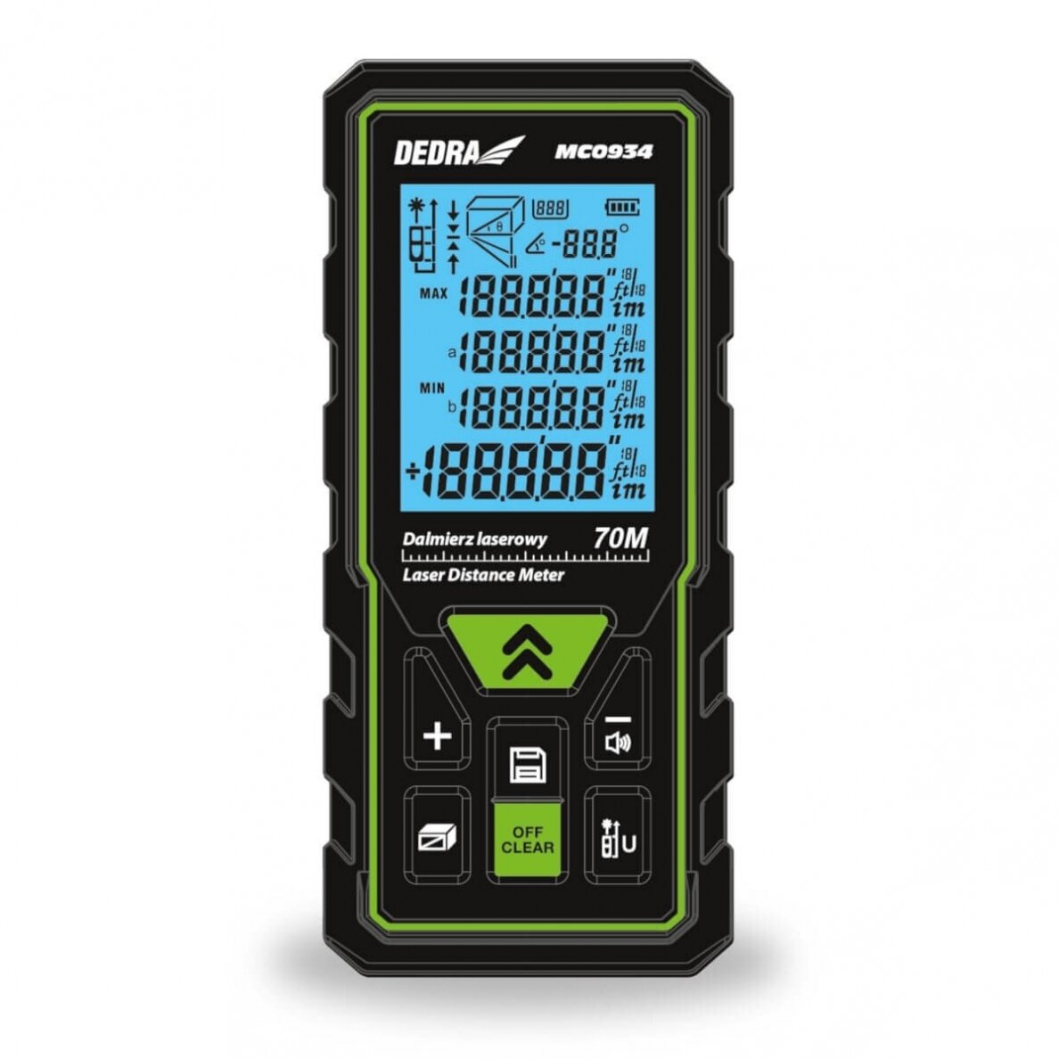 Atstumo matuoklis Dedra MC0934, 70m