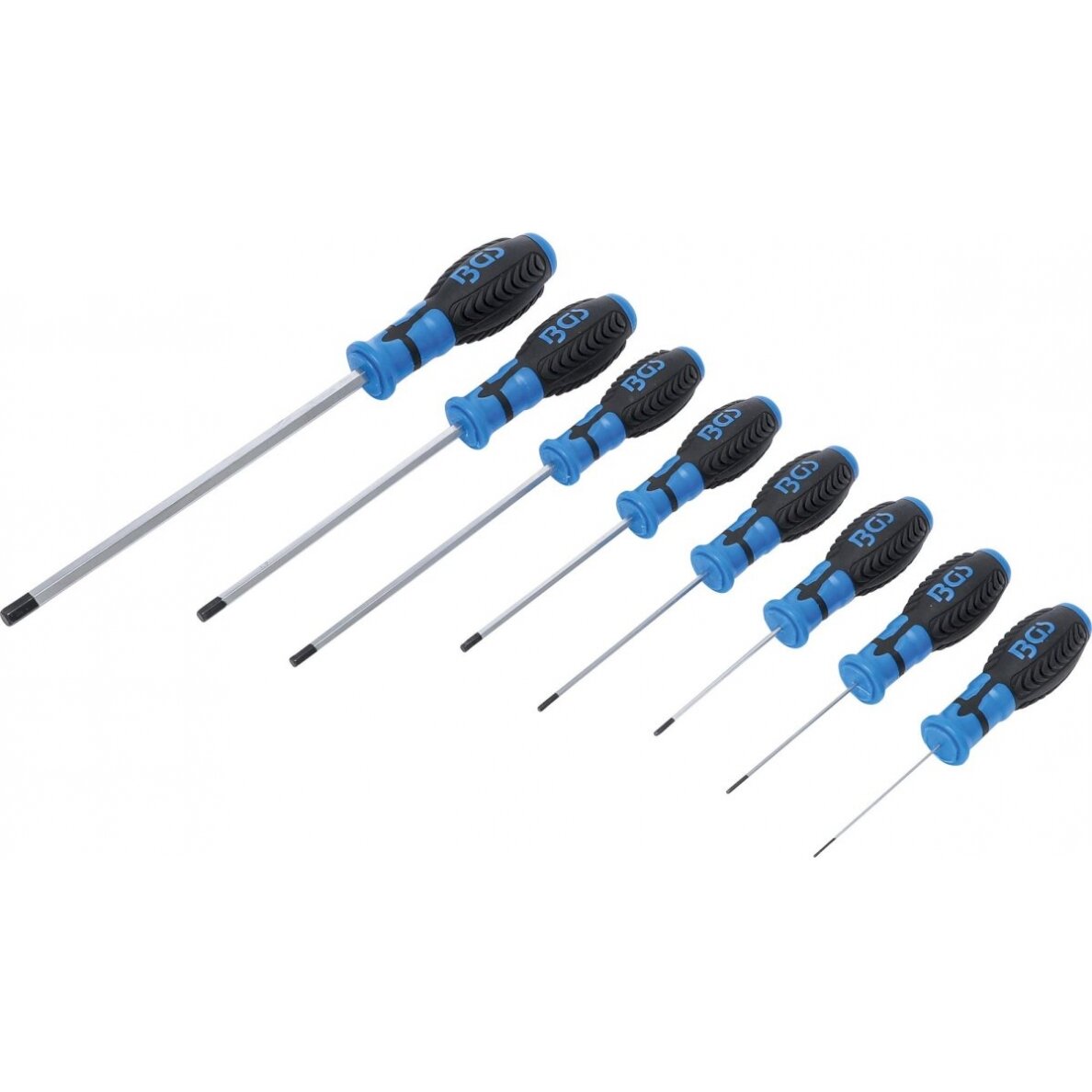 Atsuktuvų rinkinys | hex šešiakampis | 8 vnt. (8629) Atsuktuvų rinkinys | hex šešiakampis | 8 vnt. (8629)