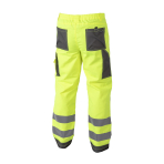 Atšvaitinės darbinės kelnės, geltonos 2XL