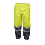 Atšvaitinės darbinės kelnės, geltonos 2XL