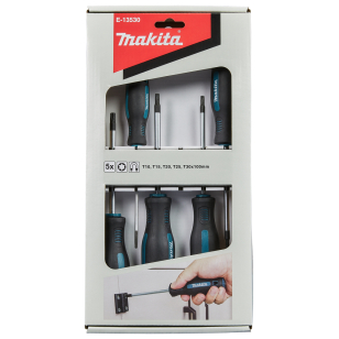 Atsuktuvų rinkinys Makita E-13530, 5 vnt, T10x100, T15x100, T20x100,T25x100, T30x100