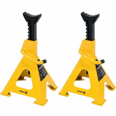 Atramų komplektas Vorel, 2 vnt., 382- 600 mm, 6 t Atramų komplektas Vorel, 2 vnt., 382- 600 mm, 6 t