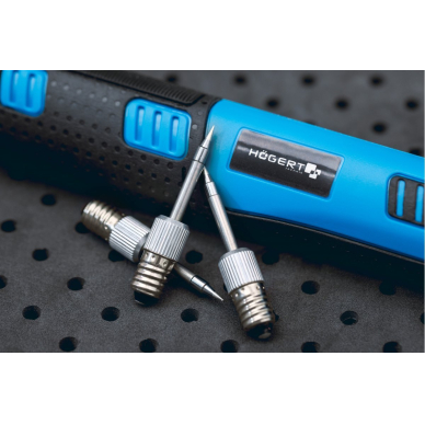 Atsarginiai antgaliai akumuliatoriniam lituokliui Hogert HT2C315 1 Atsarginiai antgaliai akumuliatoriniam lituokliui Hogert HT2C315 1