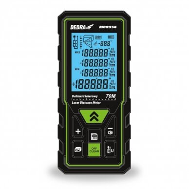Atstumo matuoklis Dedra MC0934, 70m Atstumo matuoklis Dedra MC0934, 70m