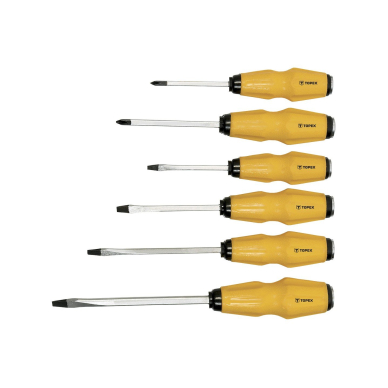 Atsuktuvai smūginiai, komplekte 6 vnt. Atsuktuvai smūginiai, komplekte 6 vnt.