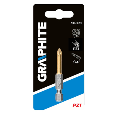 Atsuktuvas kryžminis PZ1, 50mm, 1/4" 1 Atsuktuvas kryžminis PZ1, 50mm, 1/4" 1