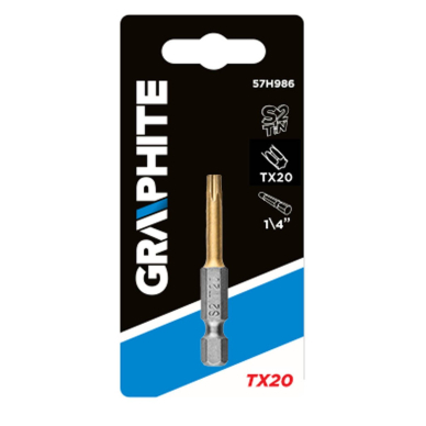 Atsuktuvas kryžminis TX20, 50mm, 1/4" 1 Atsuktuvas kryžminis TX20, 50mm, 1/4" 1