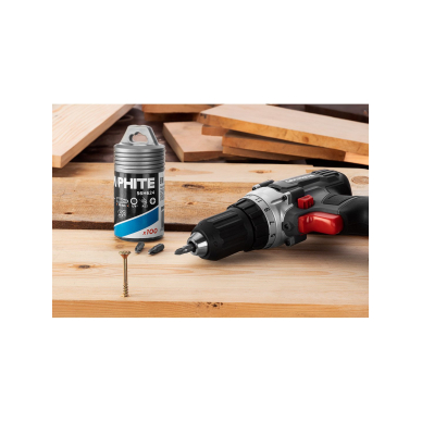 Atsuktuvo antgaliai PZ2 x 25 mm, 100 vnt. 2 Atsuktuvo antgaliai PZ2 x 25 mm, 100 vnt. 2