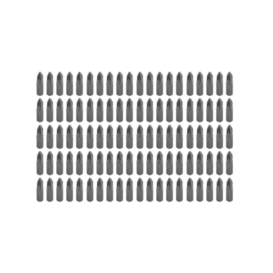 Atsuktuvo antgaliai PZ2 x 25 mm, 100 vnt. 6 Atsuktuvo antgaliai PZ2 x 25 mm, 100 vnt. 6