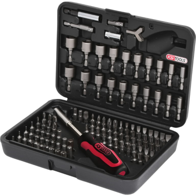 Atsuktuvo antgalių komplektas CLASSIC 1/4´´ 122 vnt, KS Tools