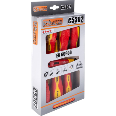 Atsuktuvų rink. elek. 6vnt + testeris Atsuktuvų rink. elek. 6vnt + testeris