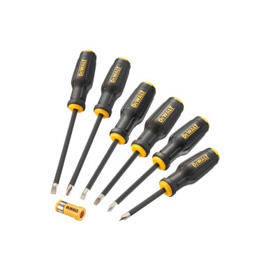Atsuktuvų rinkinys 6 dalių (SL/PH), DeWalt DWHT62056-0