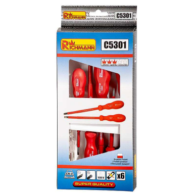 Atsuktuvų rinkinys elektrikams 5 vnt. Atsuktuvų rinkinys elektrikams 5 vnt.