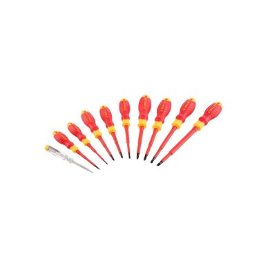 Atsuktuvų rinkinys Elektriko 10PC SET 2PZ 2PH 5SL TESTER 7
