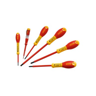 Atsuktuvų rinkinys elektrikui 6vnt. Stanley 4 Atsuktuvų rinkinys elektrikui 6vnt. Stanley 4
