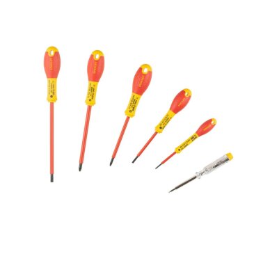 Atsuktuvų rinkinys elektrikui 6vnt. Stanley 5 Atsuktuvų rinkinys elektrikui 6vnt. Stanley 5